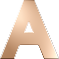 Letters Pink Gold Perso