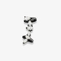 Serti sur Vide earcuff set with 6 diamonds