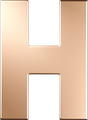 Letters Pink Gold Perso