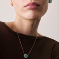 Puce d'oreille Antifer Turquoise