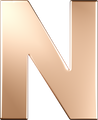 Letters Pink Gold Perso