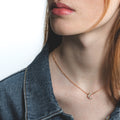 Pendentif Serti sur Vide serti de 3 diamants