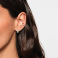 Serti sur Vide earcuff set with 1 diamond