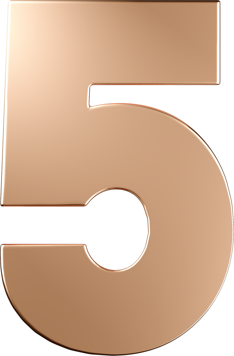 Letters Pink Gold Perso