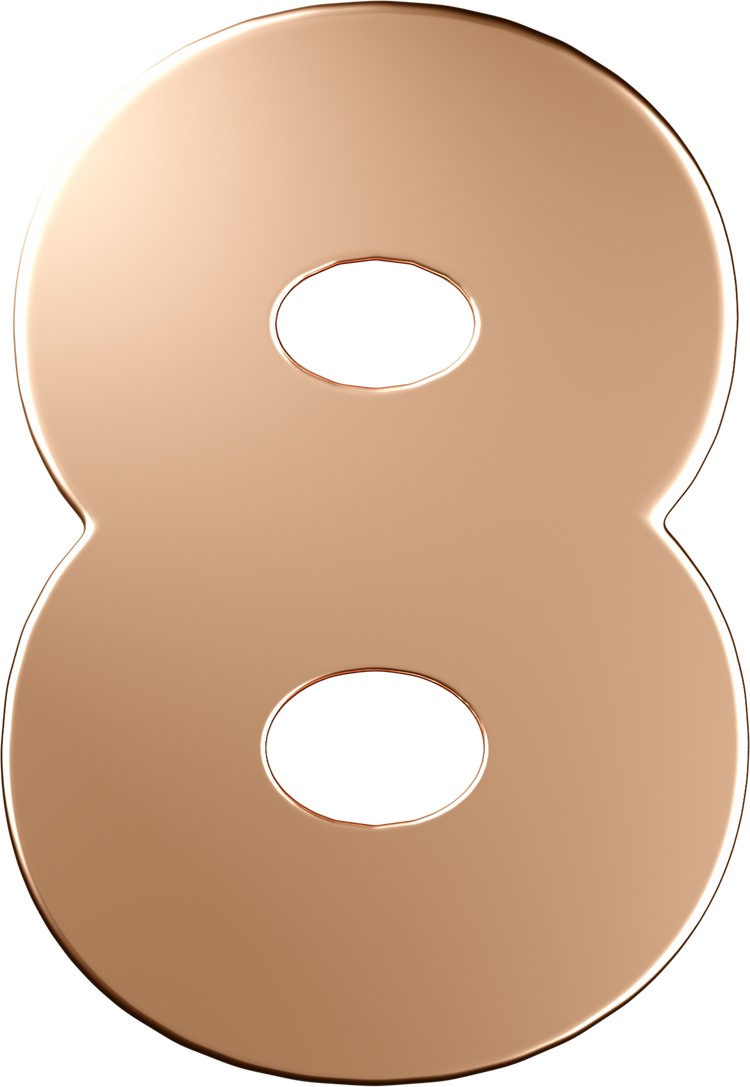 Letters Pink Gold Perso