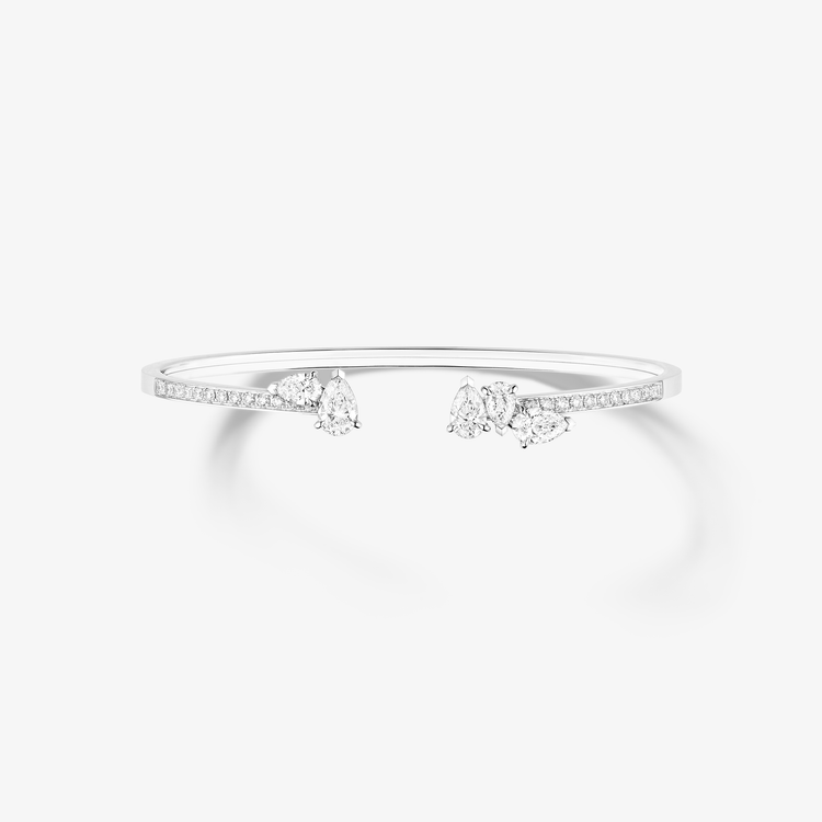 Serti sur Vide bracelet set with 5 diamonds