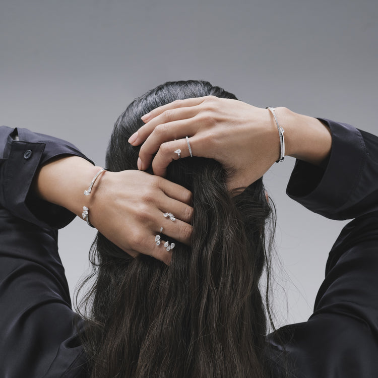 Bague Serti sur Vide sertie d'1 diamant