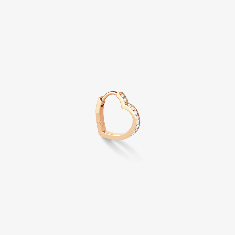 Antifer Heart small hoop earring