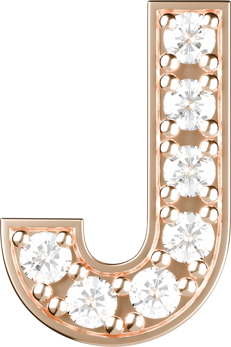 Letters Pink Gold Perso