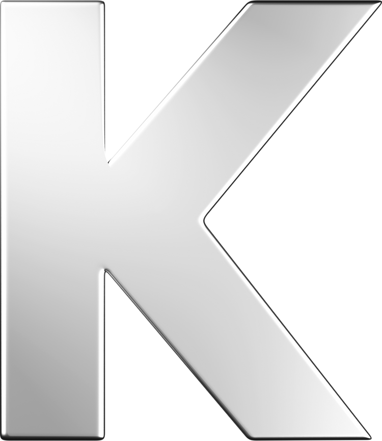 Letters White Gold Perso