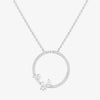 Serti sur Vide pendant set with 3 diamonds