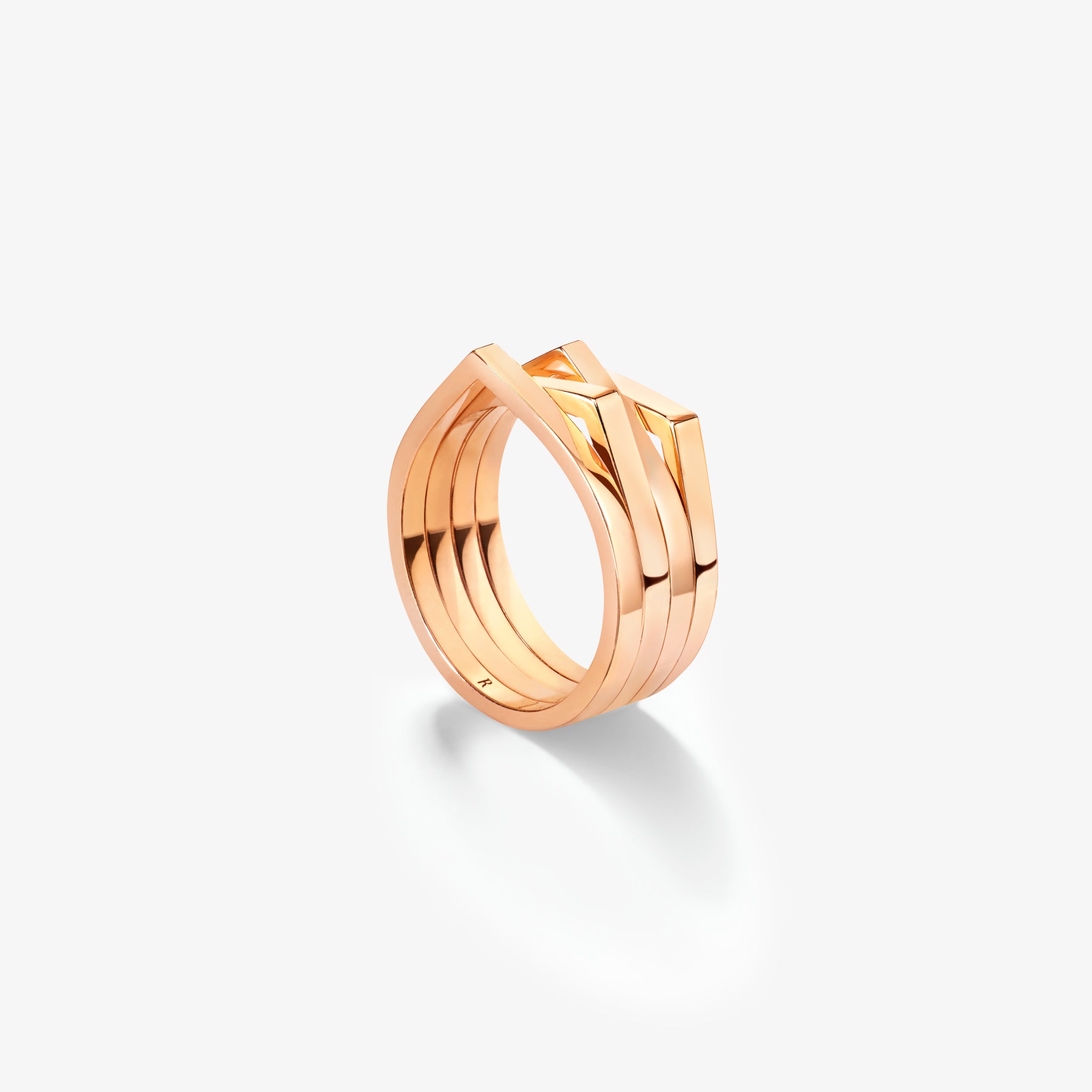 REPOSSI Antifer ハートリング ピンクゴールド　10号 Antifer ハートリング ピンクゴールド RAH0AAPG00000｜レポシ｜正規
