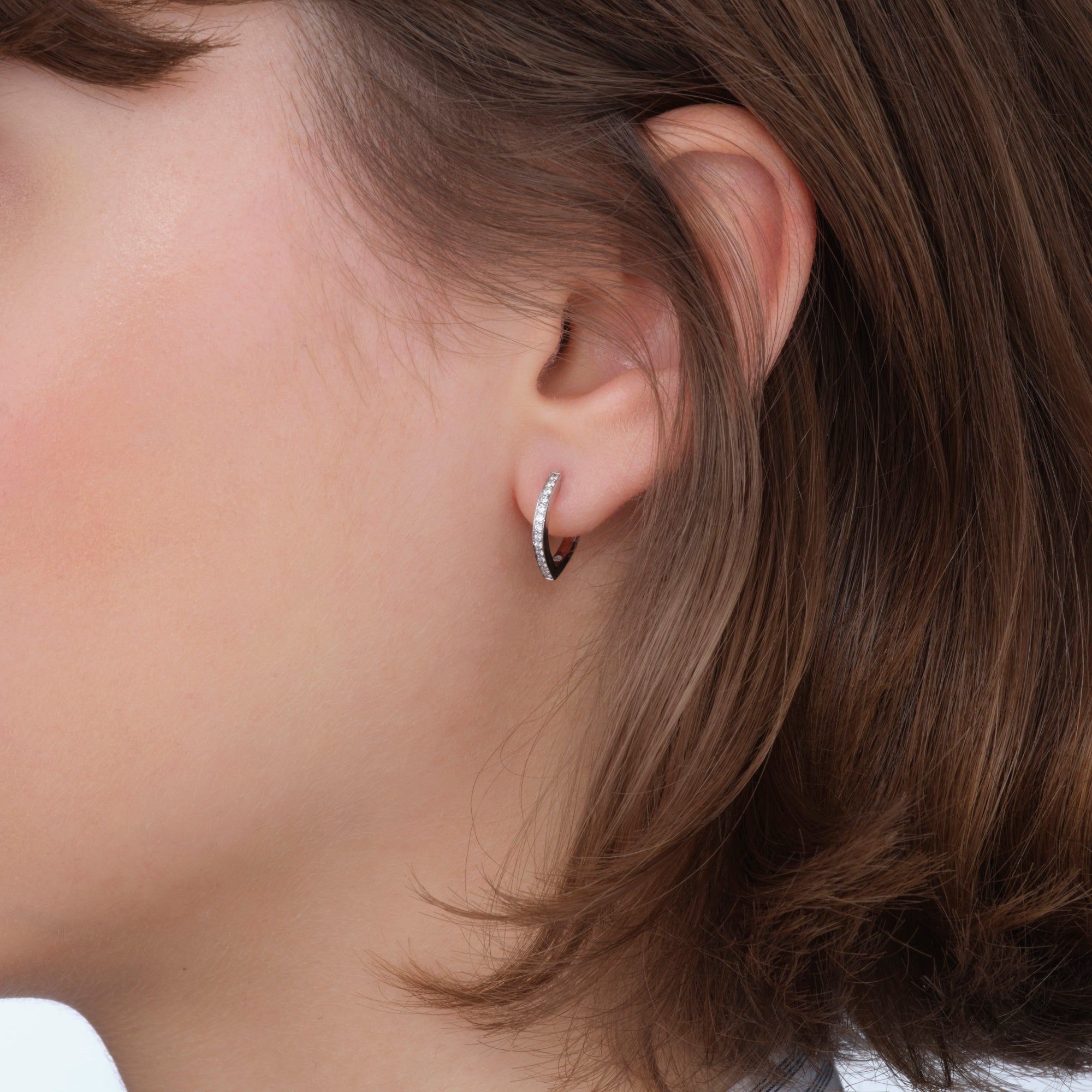 REPOSSI Antifer 2連ピアス ホワイトゴールド Antifer hoop earring
