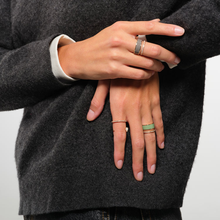 Berbere Chromatic Taupe lacquer ring